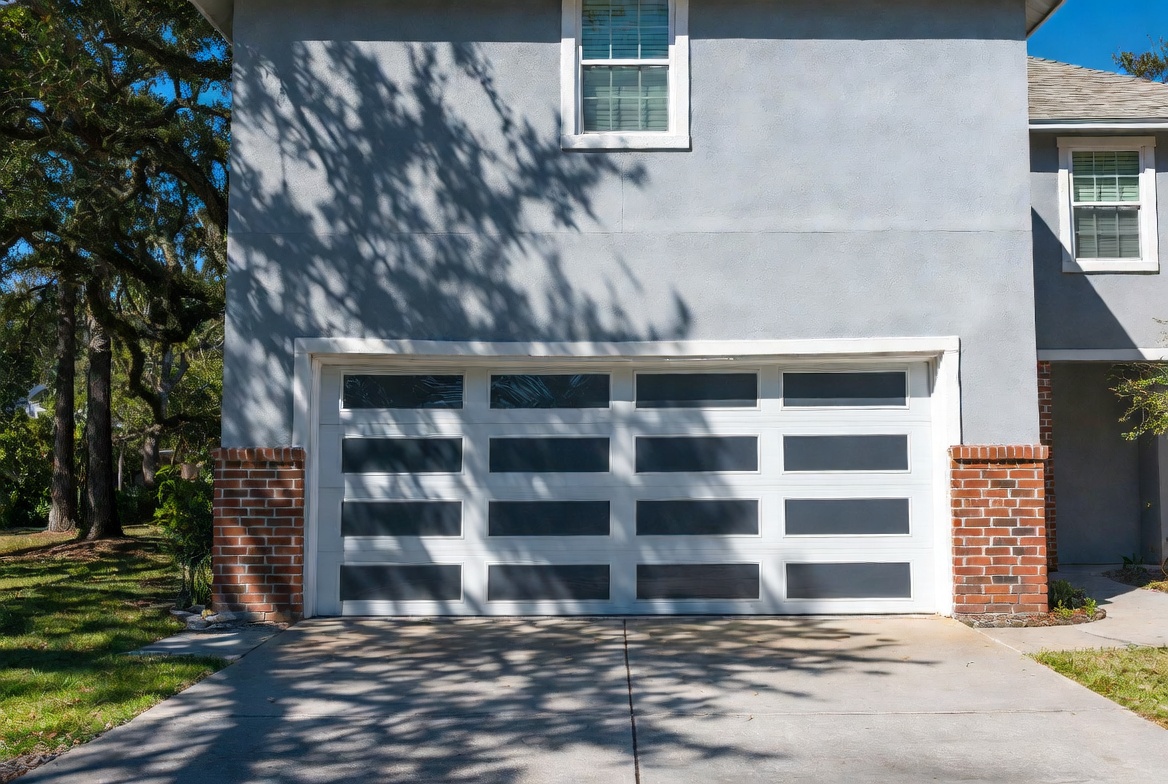 Recently installed garage doors in Mobile AL