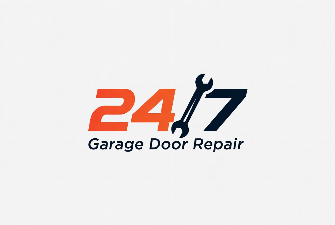 24/7 Garage Door Repair Logo